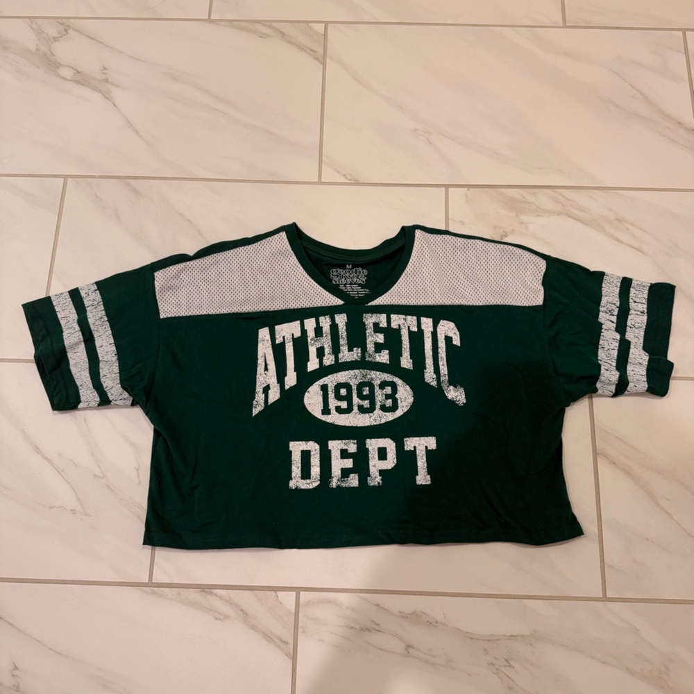 T.J.Maxx Green Athletic Crop Top